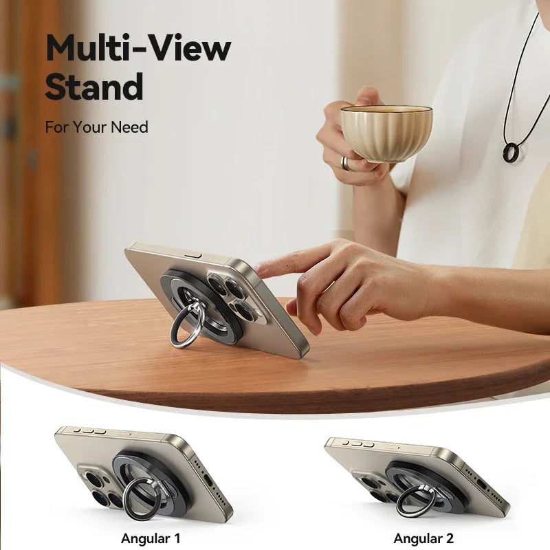 Joyroom Ring Phone Holder For Magsafe For iPhone Kickstand Ring Magnetic Phone Grip Holder Stand For iPhone 16 Pro Max JR-ZS420