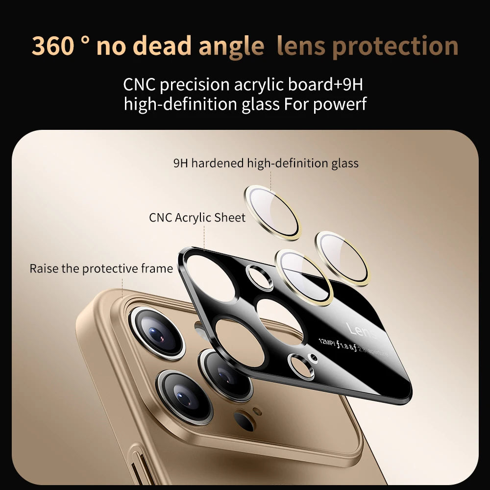Coque MagSafe Luxe – Protection Caméra Renforcée | iPhone 15, 16, 17 Pro Max