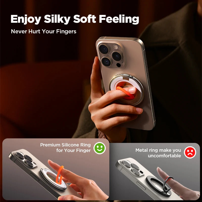 JOYROOM for Magsafe Phone Grip Holder Kickstand Magnetic Phone Ring Holder Stand for iPhone 16 15 14 13 Pro/Max All Smartphone