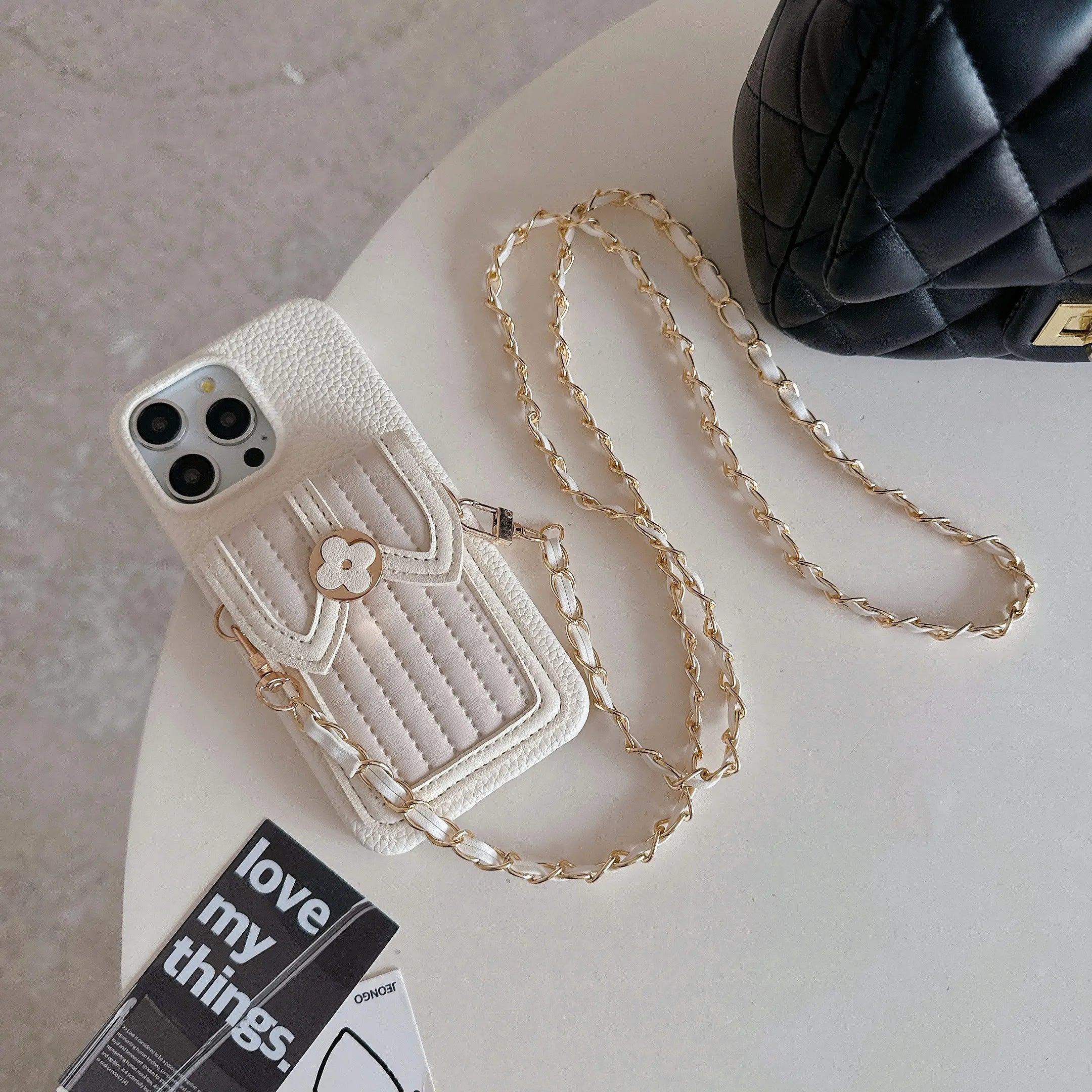Crossbody Wallet with Card Holder Phone Case for IPhone 16 15 14 11 Pro Max 13 12 Mini XR XS Max PU Leather Prevention Cover