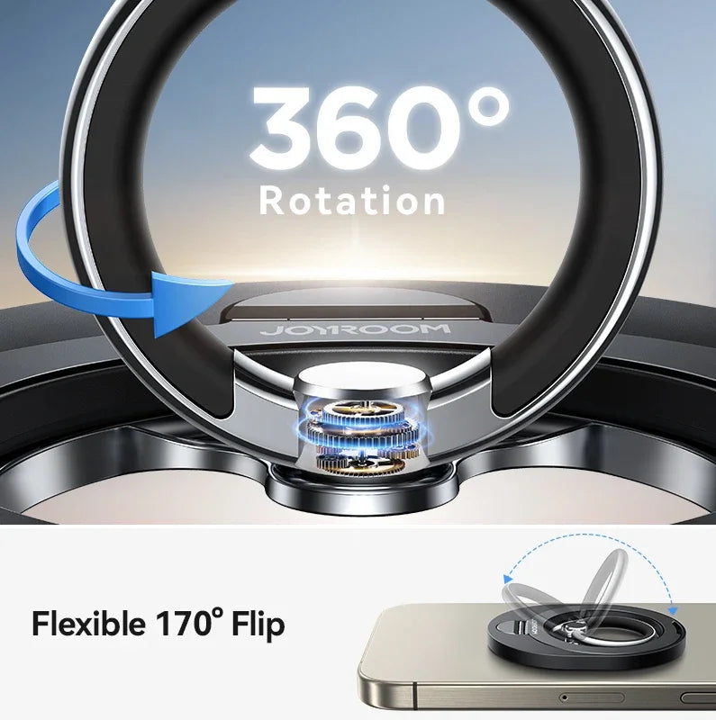 Joyroom Ring Phone Holder For Magsafe For iPhone Kickstand Ring Magnetic Phone Grip Holder Stand For iPhone 16 Pro Max JR-ZS420