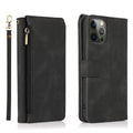 Luxury Case for iPhone 17 16 15 14 13 12 Mini 11 Pro X XS Max XR PLUS Air Wallet Leather Cards Holder Stand Flip Phone Bags